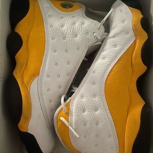 Jordan Air 13 Retro in White and Yellow